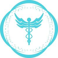 Caduceus Vector Icon