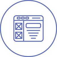 Wireframe Vector Icon