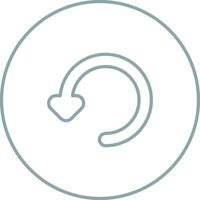 Rotate Left Vector Icon