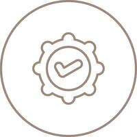 Badge Check Vector Icon