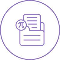 Document Insert Formula Vector Icon