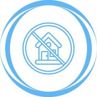 No House Vector Icon