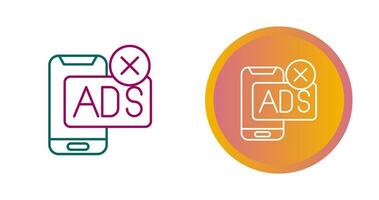 AD Block Vector Icon