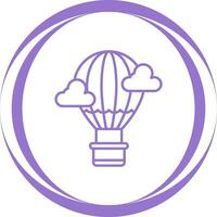 Hot Air Balloon Vector Icon