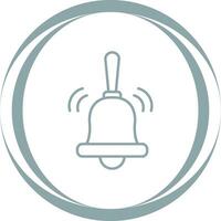 icono de vector de campana de anillo