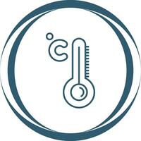 icono de vector de alta temperatura