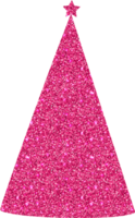 Hat pink decoration holiday design. png