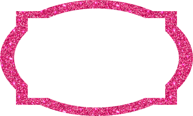 Rose Gold Glitter Border PNGs for Free Download