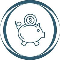 Piggy Bank Vector Icon