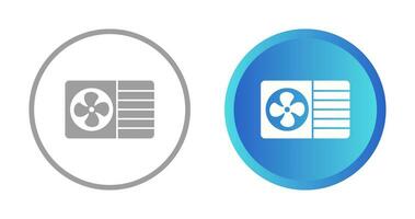 AC Window Unit Vector Icon