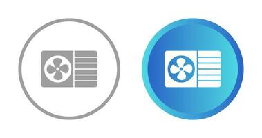 AC Window Unit Vector Icon