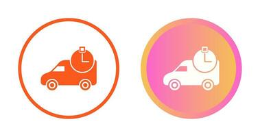 Time Based Delivery Vector Icon