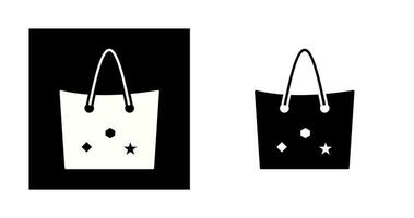 Bag with Tags Vector Icon