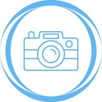 icono de vector de cámara de fotos