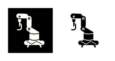 icono de vector de robot industrial