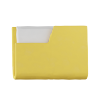 Folder Clay Essential Object 3D Illustrations png