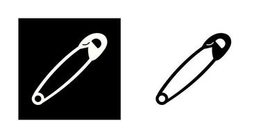 Safety Pin Vector Icon