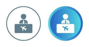 Flight Information Vector Icon