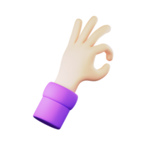 Pick Hand Gestures 3D Illustrations png