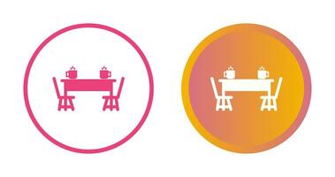 Dining Table Vector Icon