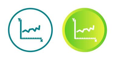 icono de vector de gráfico