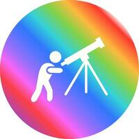 Adjusting Telescope Vector Icon