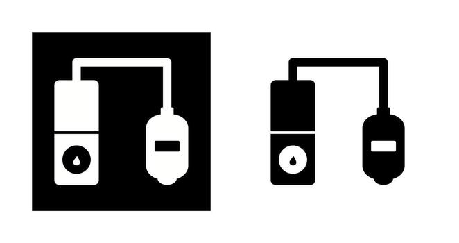 icono de vector de sistema de calefacción
