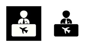 Flight Information Vector Icon