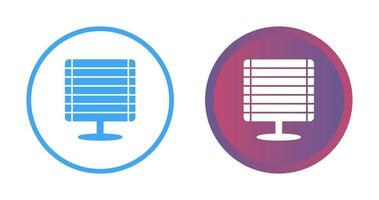 Infrared Heater Vector Icon