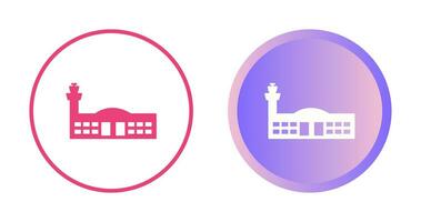 Airport Building Vector Icon