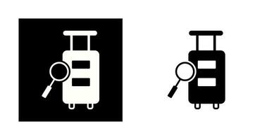 Luggage Inspection Vector Icon