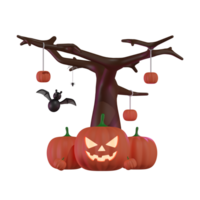 halloween 3d tecken framställa objekt interaktiv png