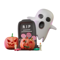 Halloween 3d personaggi rendere oggetto interattivo png