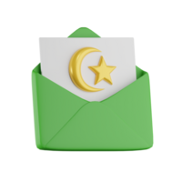 Letter Ramadhan Kareem 3D Illustrations png