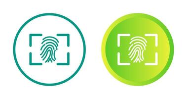 Fingerprint Vector Icon