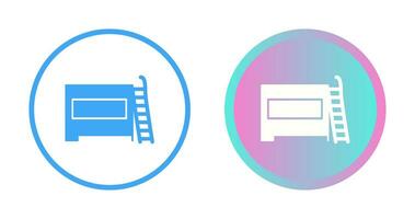 Bunk bed Vector Icon