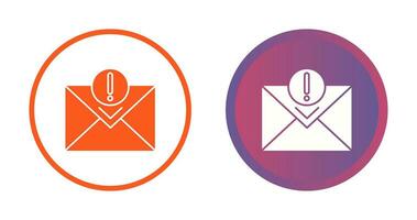 Urgent Mail Vector Icon