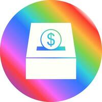 Charity Box Vector Icon