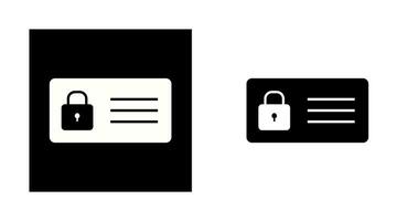 Protected Card Vector Icon