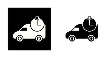 Time Based Delivery Vector Icon