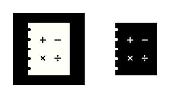 icono de vector de matemáticas