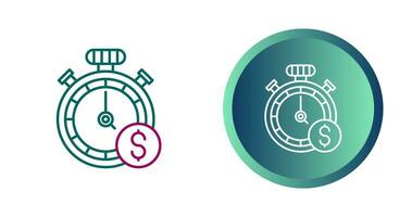 Time Of Money Vector Icon