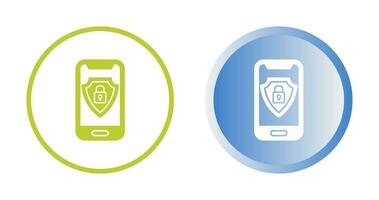 Mobile Security Vector Icon