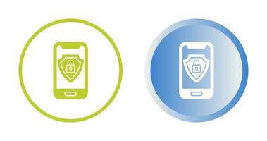 Mobile Security Vector Icon