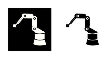 icono de vector de robot industrial