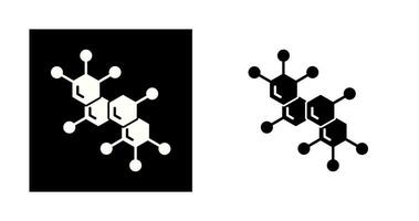 icono de vector de molécula