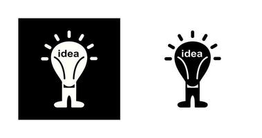 icono de vector de idea brillante