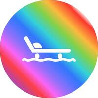 Sled with seat Vector Icon