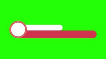 Stylish, Trendy Lower Third Motion Graphics Animation on Green Background 01 video