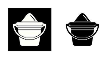 Sand Bucket Vector Icon